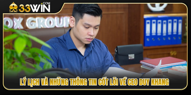 Duy Khang 1 Hồ sơ năng lực và lý lịch làm việc của CEO Duy Khan