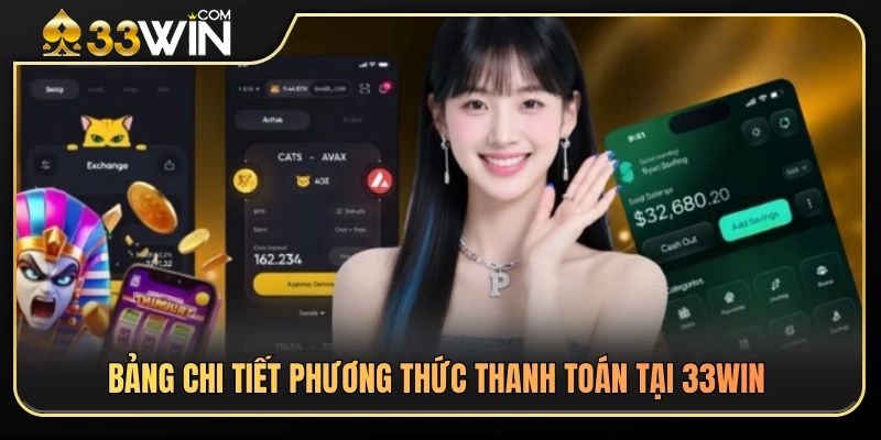 Danh sách phương thức giao dịch được hỗ trợ 